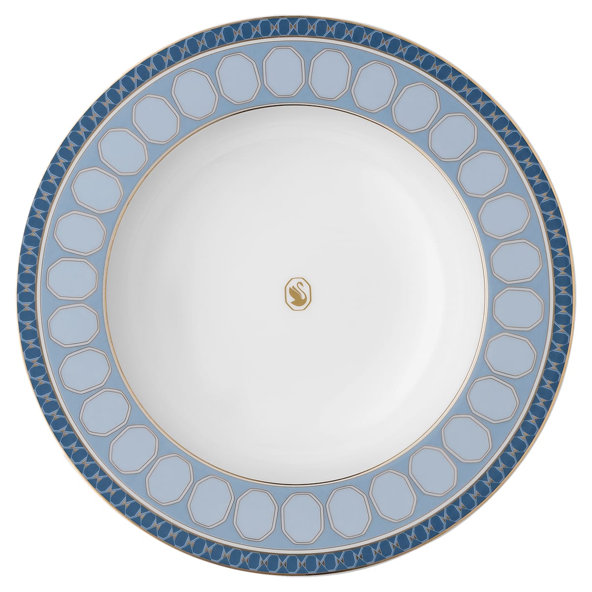

Signum soup plate, Porcelain, Blue