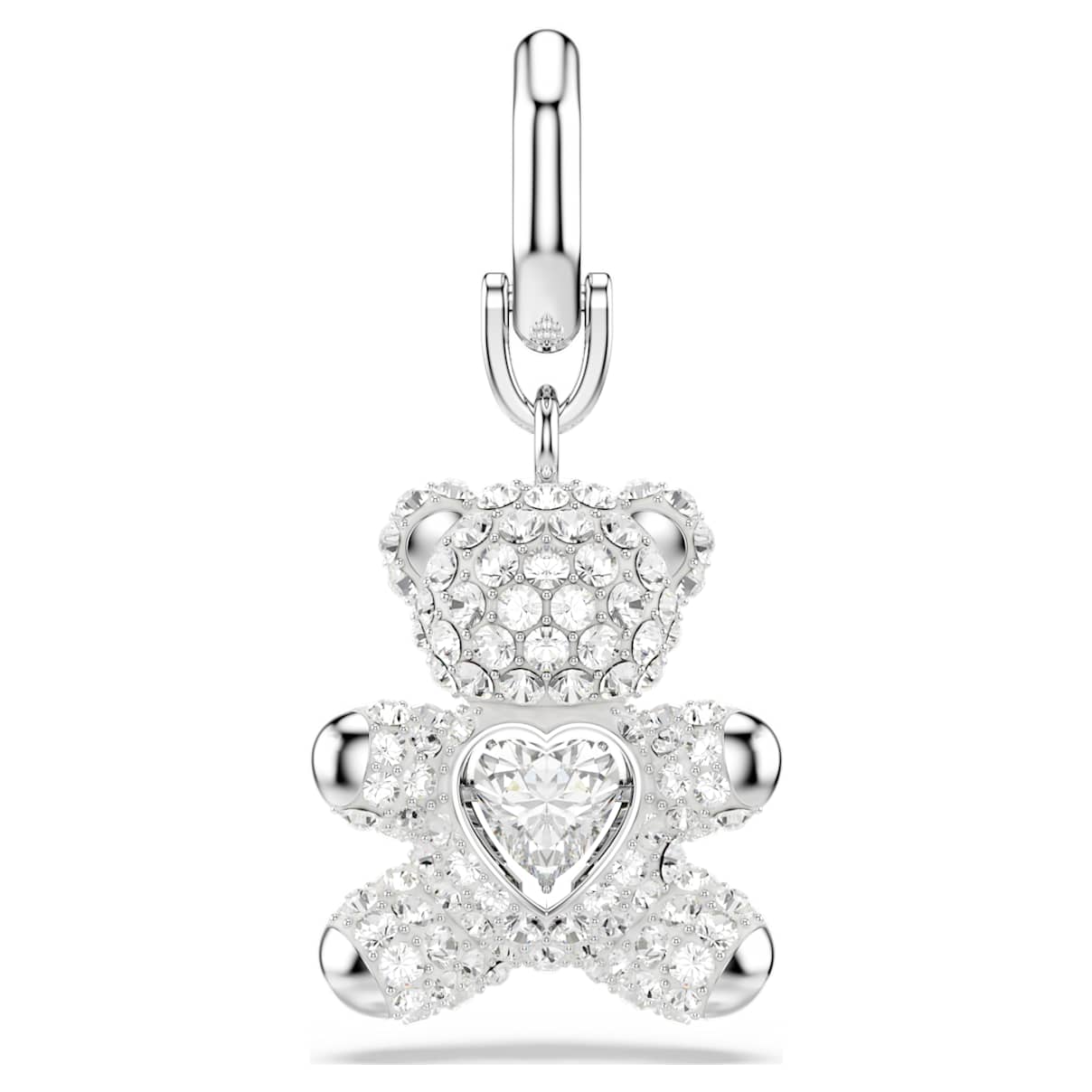 

Symbolica Charm, Bär, Weiß, Rhodiniert