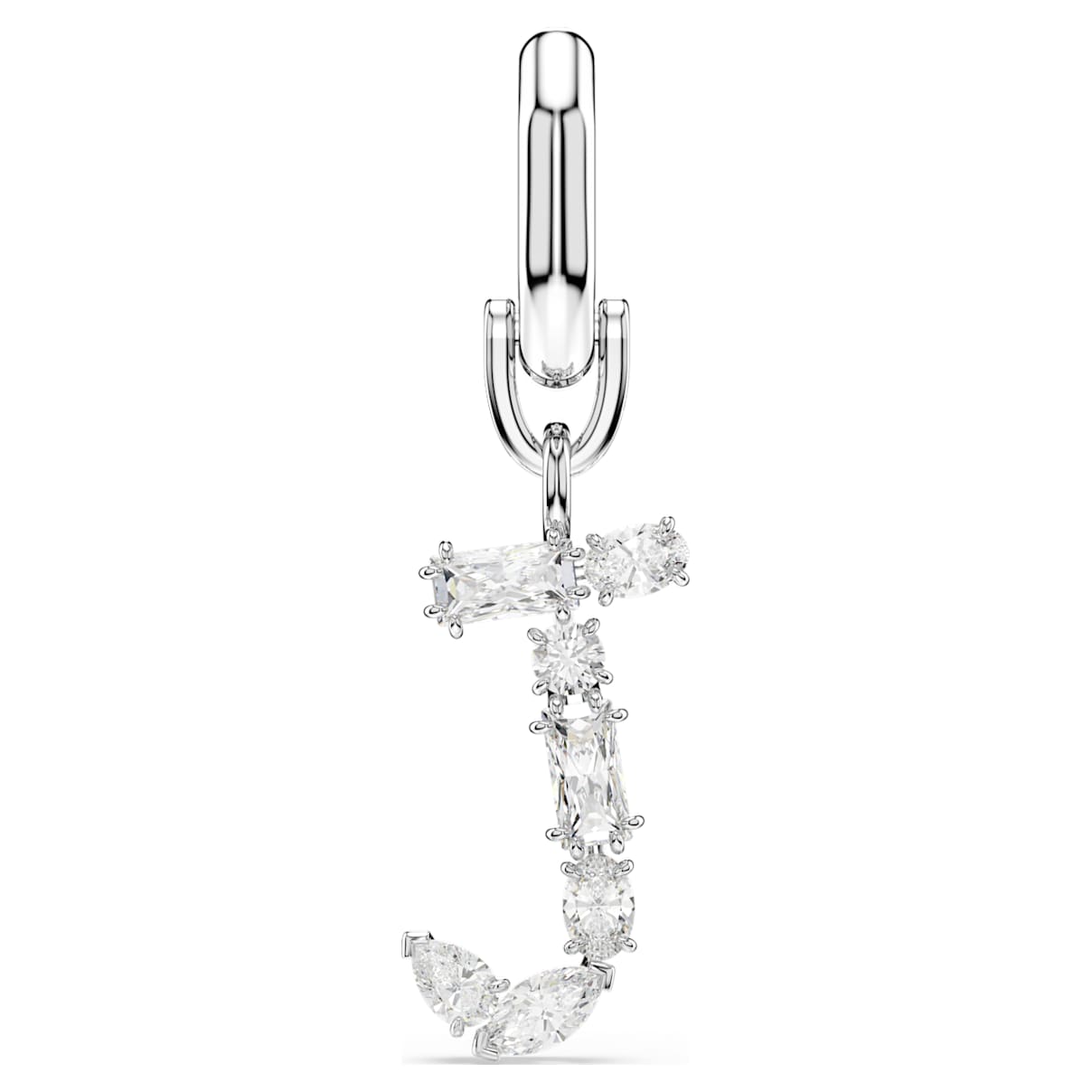 

Symbolica Charm, J, Weiß, Rhodiniert