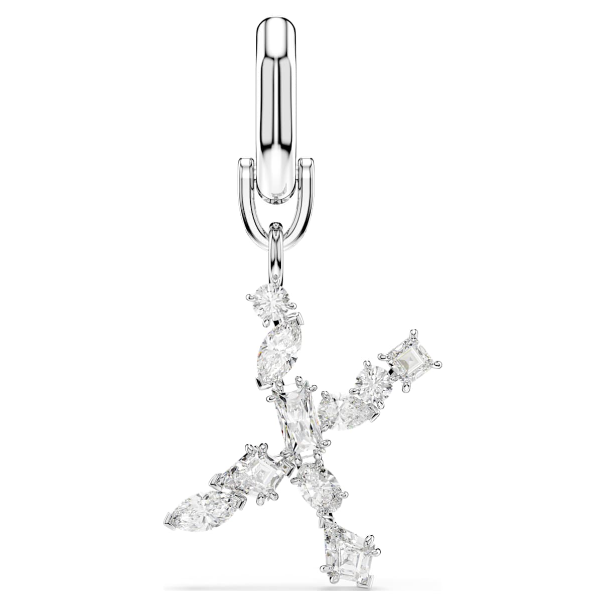 Symbolica Charm, X, Weiß, Rhodiniert