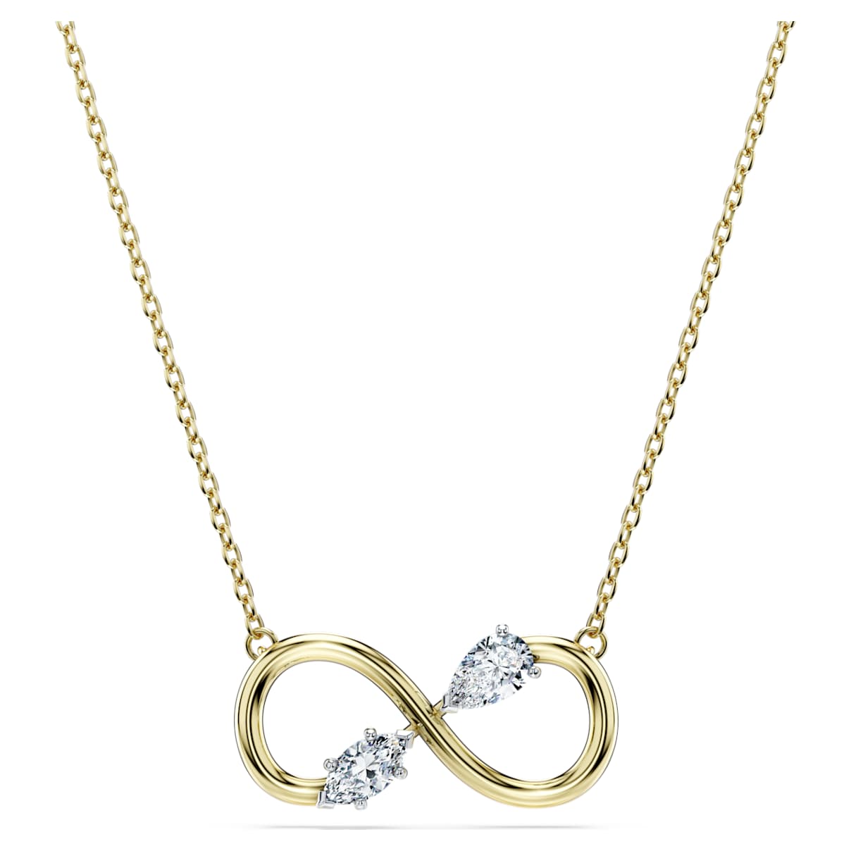 

Eternity pendant, Lab-grown diamonds 0.35 ct tw, Mixed shapes, 14K yellow gold