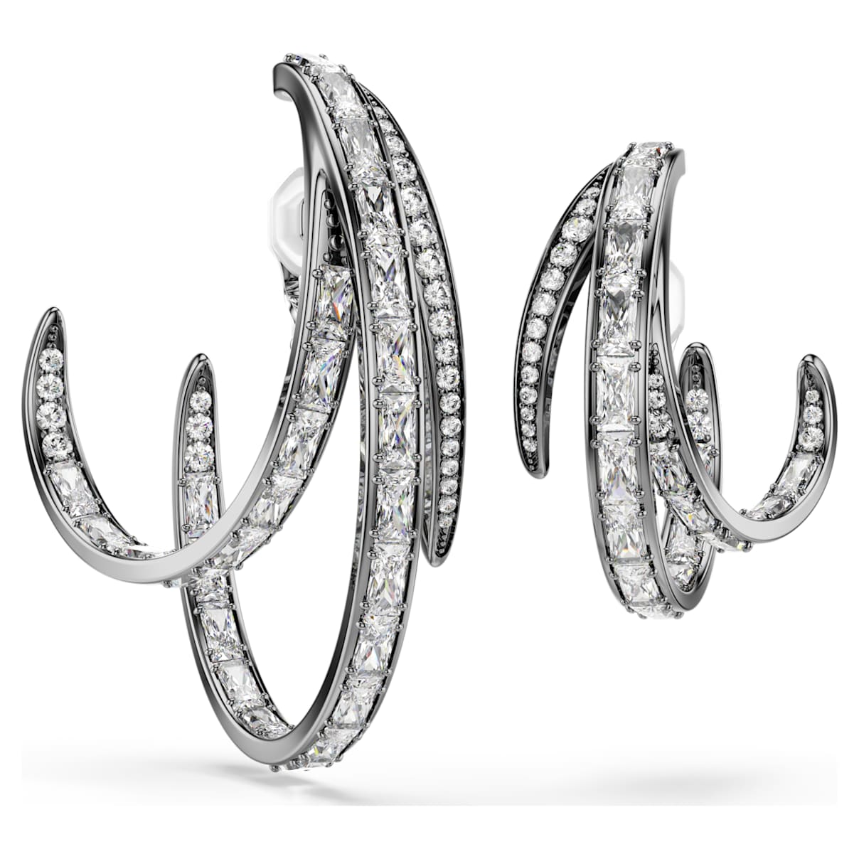 

The Vienna Collection ear cuff set (3), Feather, Ruthenium plated