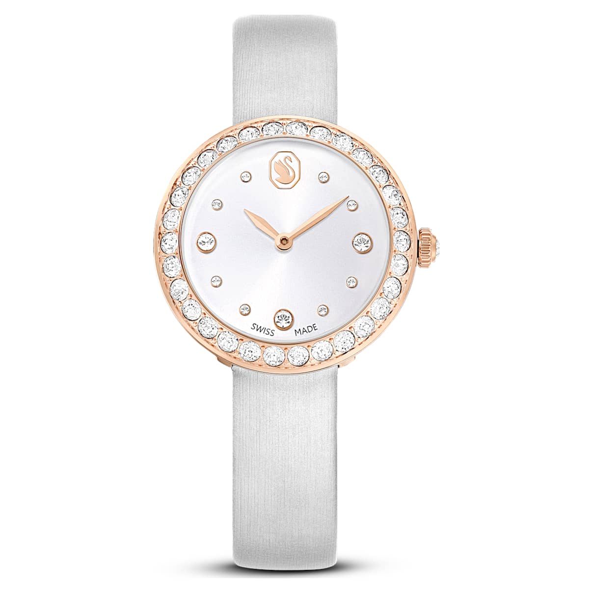

Orologio Matrix Tennis, Fabbricato in Svizzera, Cinturino in pelle, Grigio, Finitura in tono oro rosa