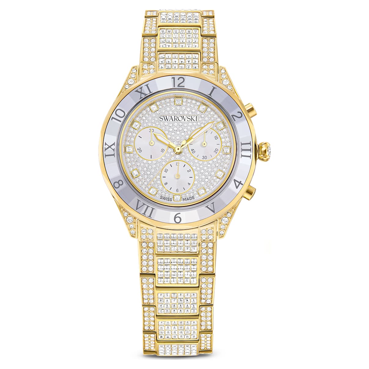 Orologio Dextera lux, Fabbricato in Svizzera, Bracciale di metallo, Tono dorato, Finitura in tono dorato OS