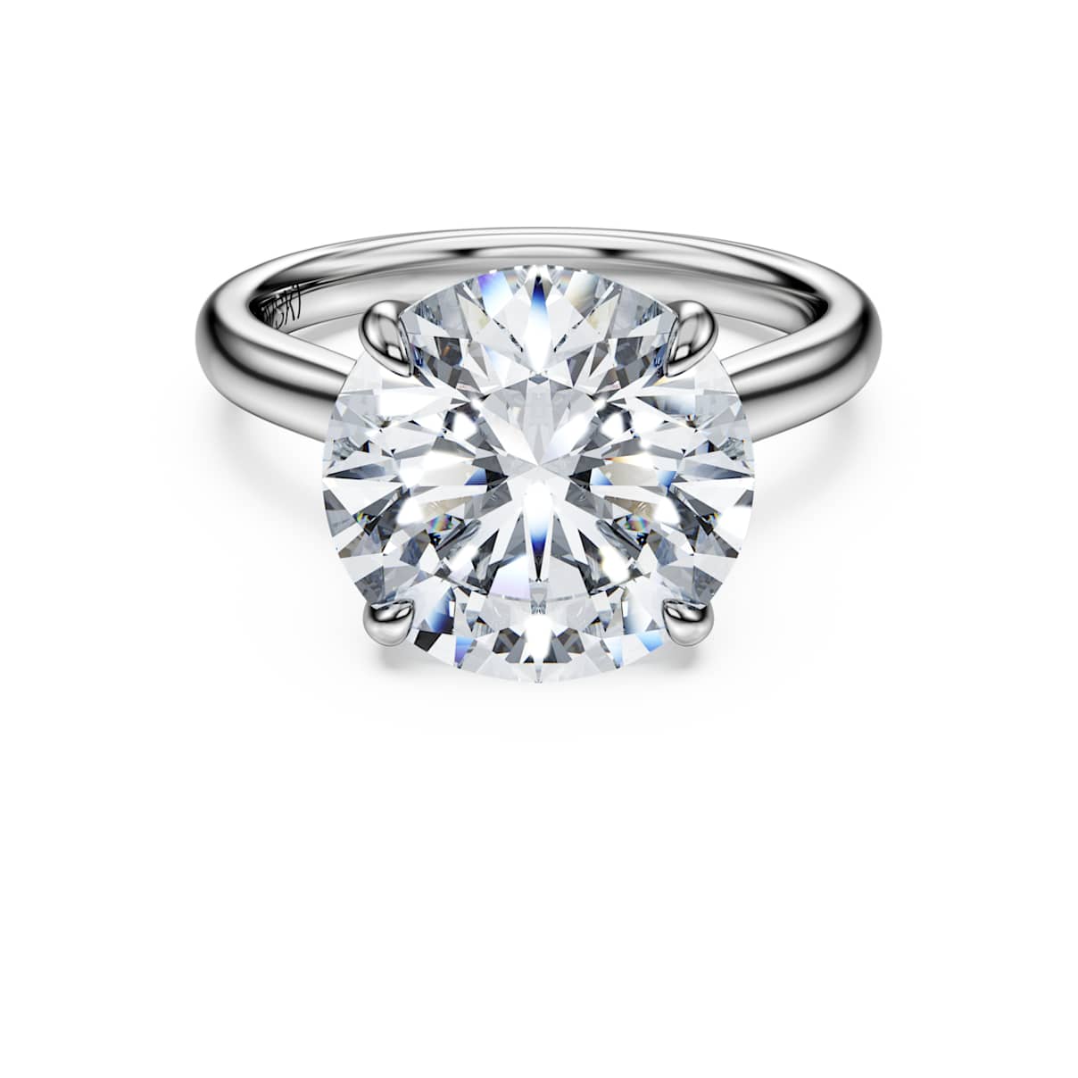 

Eternity Solitärring, Im Labor gezüchtete Diamanten 6 ct tw, Runde Form, 18K Weißgold