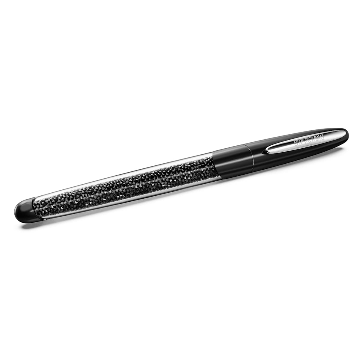 

Crystalline Nova rollerball pen, Black, Chrome plated