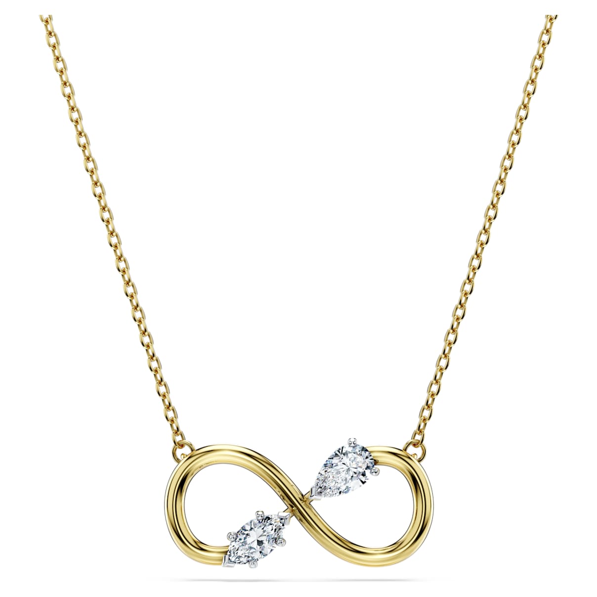 Pendente Eternity, Diamanti creati in laboratorio 0,35 ct tw, Forme miste, Oro giallo 18 K