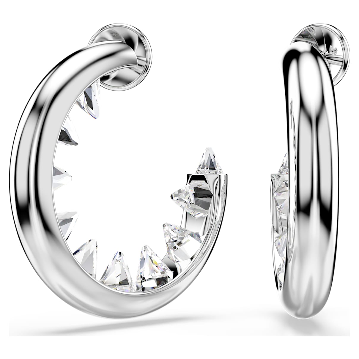 

Anneaux d'oreilles Sublima, Blanches, Métal rhodié