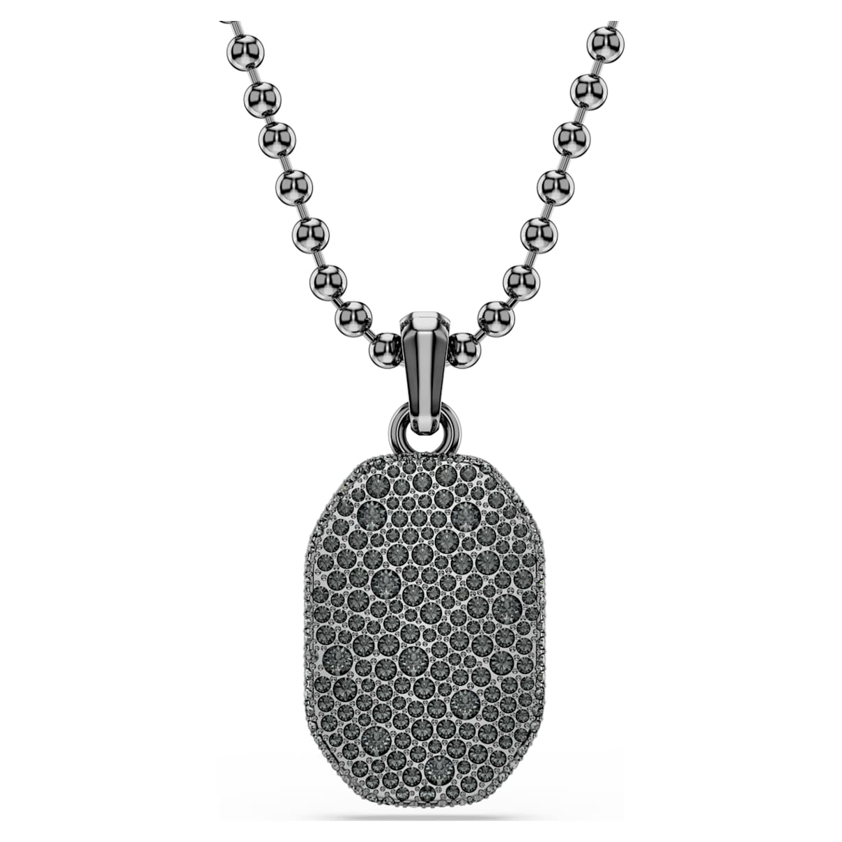 

Dextera Octagon pendant, Octagon shape, Round cut, Black, Ruthenium plated