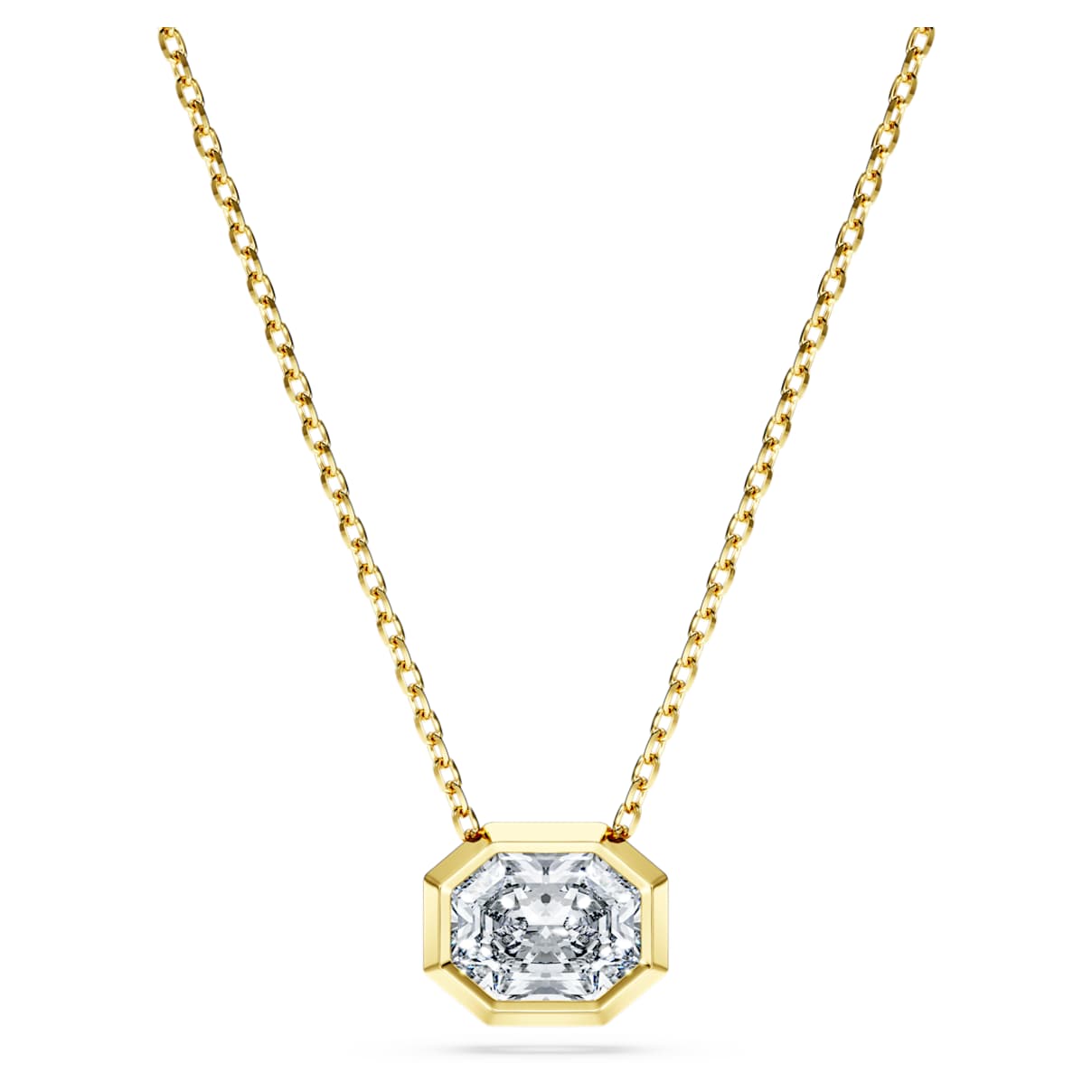 

Octagon pendant, Lab-grown diamonds 1.0 ct tw, Octagon shape, 14K yellow gold