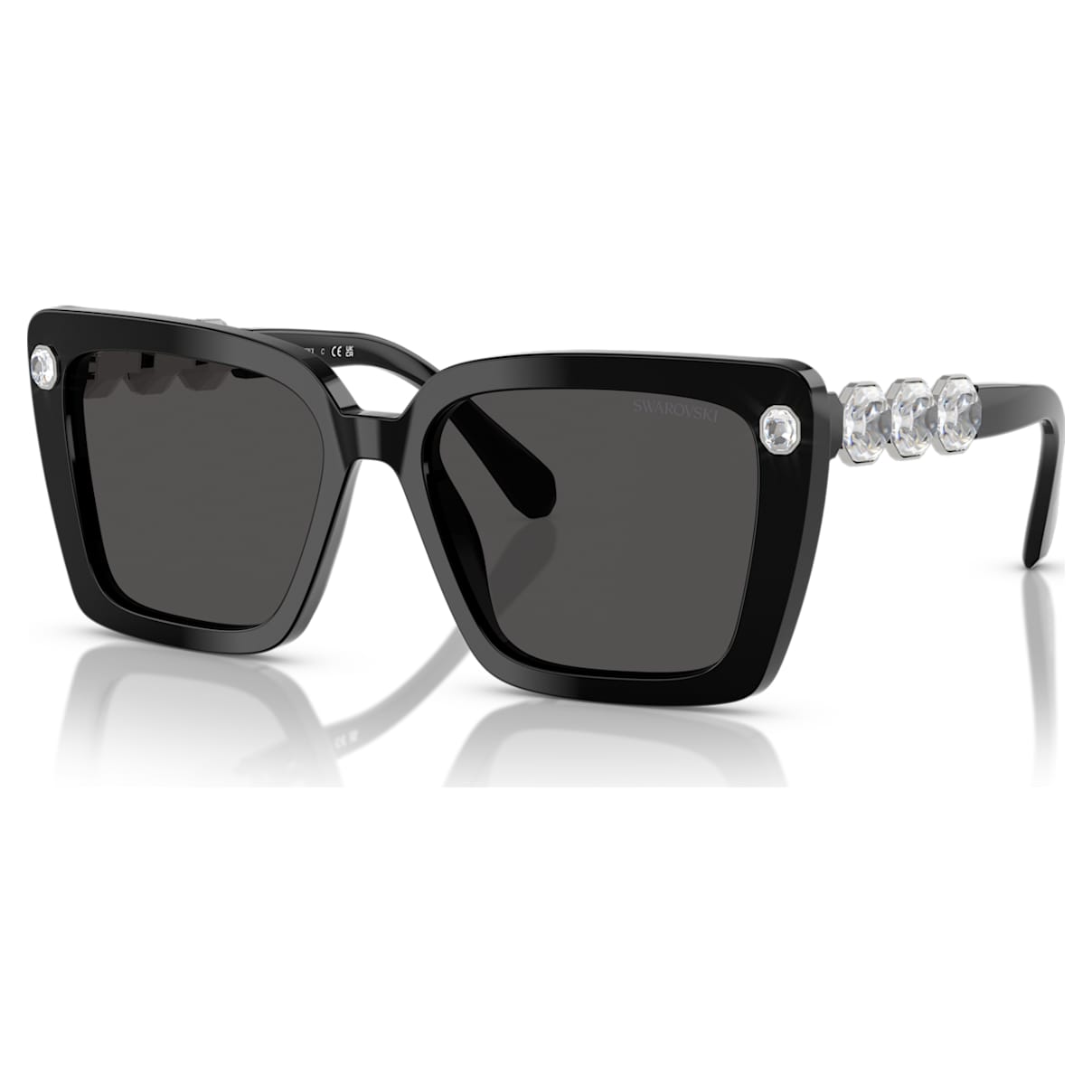 Sunglasses, Square shape, SK6032, Black