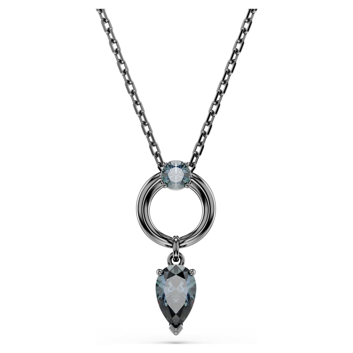 

Mesmera pendant, Mixed cuts, Grey, Ruthenium plated