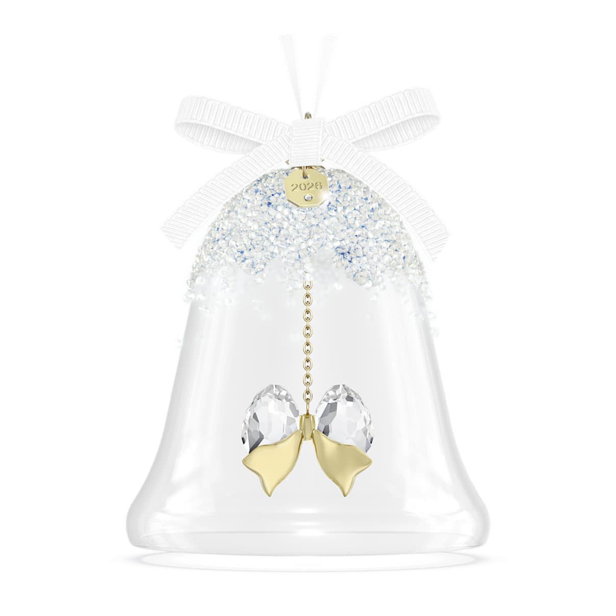 Swarovski Unisex White Annual Edition Bell Ornament 2026, - Image 3