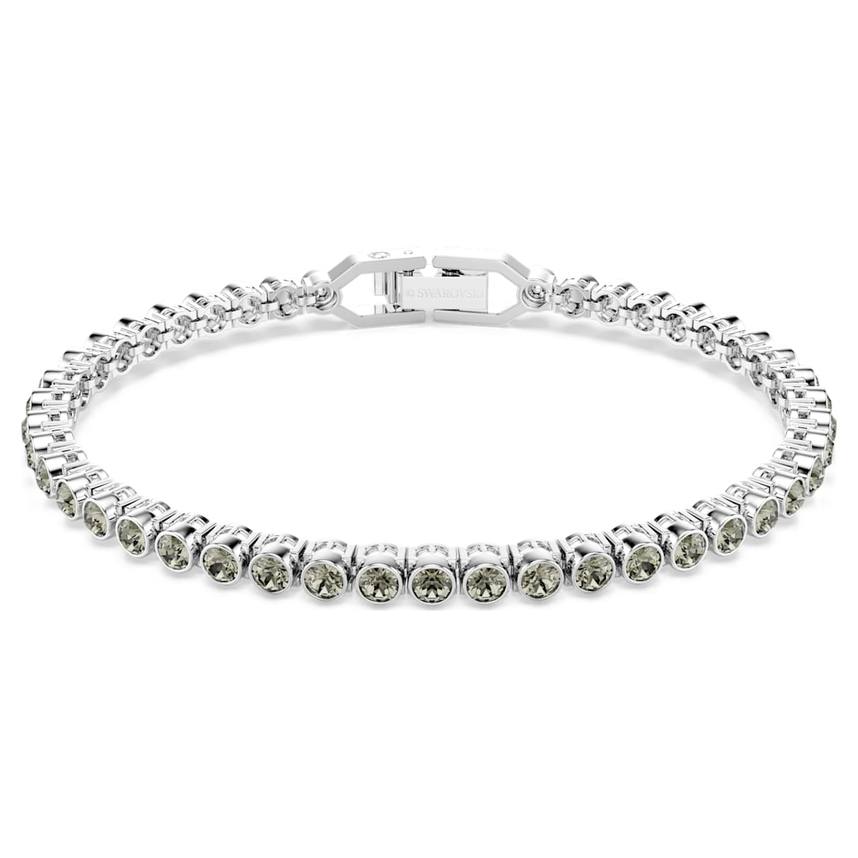 

Imber Emily Tennis bracelet, Round cut, Black, Rhodium plated