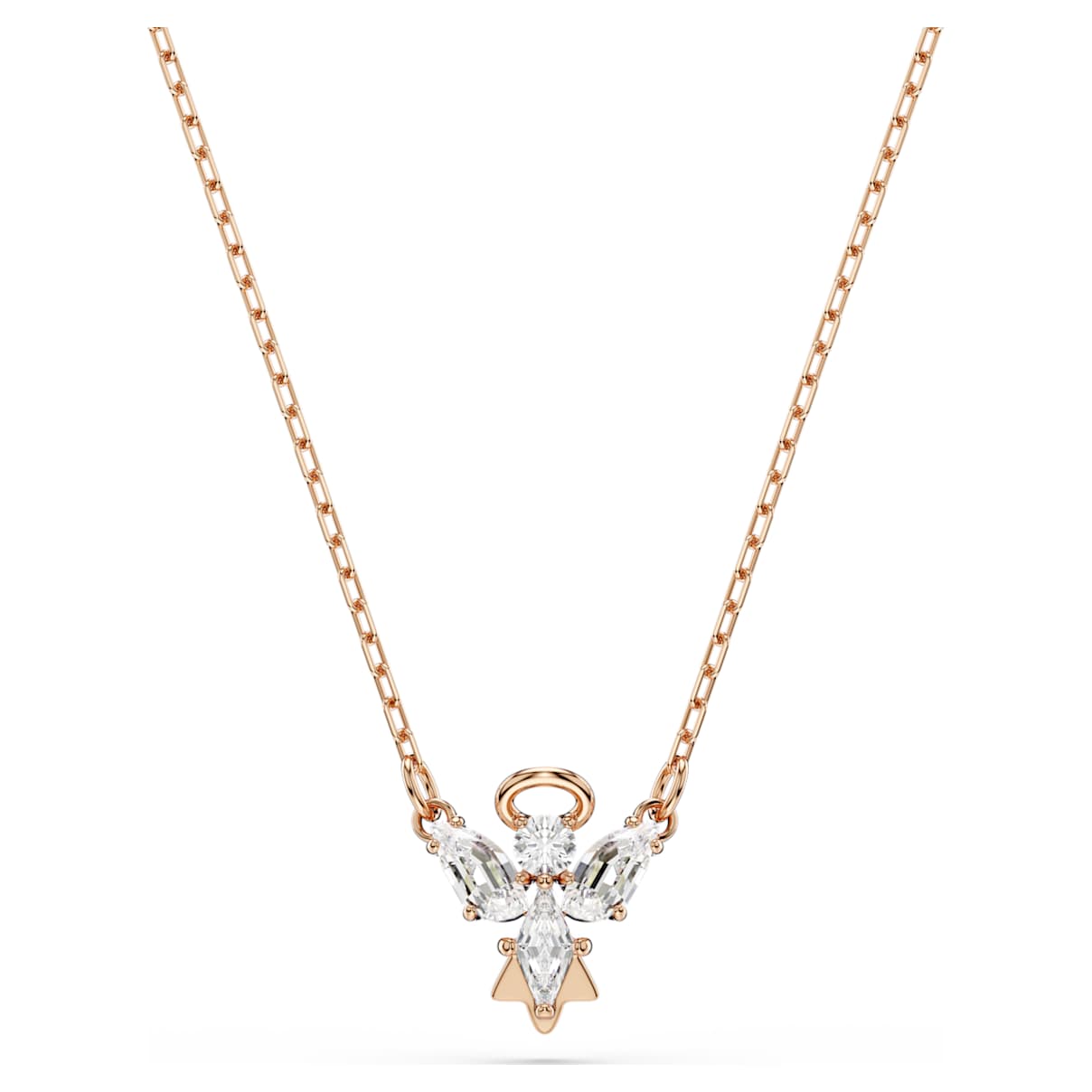 Magic Halskette, Engel, WeiÃŸ, 18K RosÃ©goldbeschichtet Unisex OS