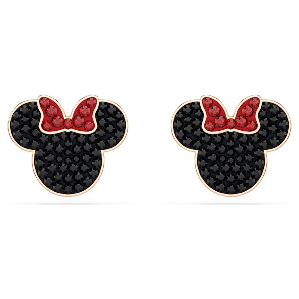 

Mickey & Minnie Ohrstecker, Mehrfarbig, Roségold-Legierungsschicht