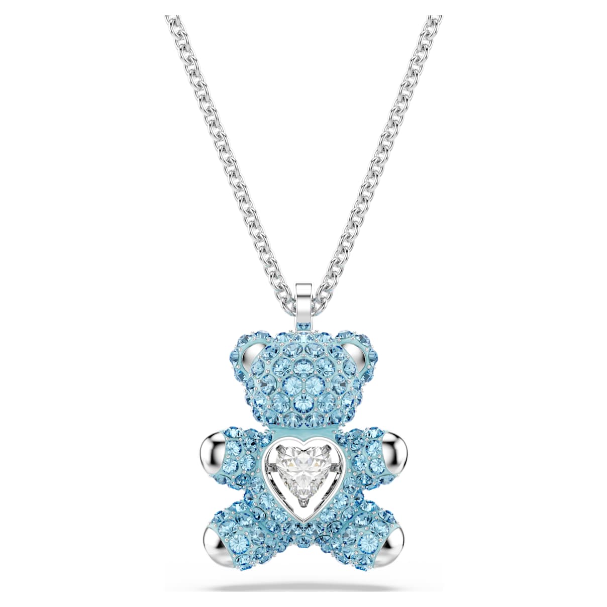

Pendentif Teddy, Ours, Bleu, Métal rhodié