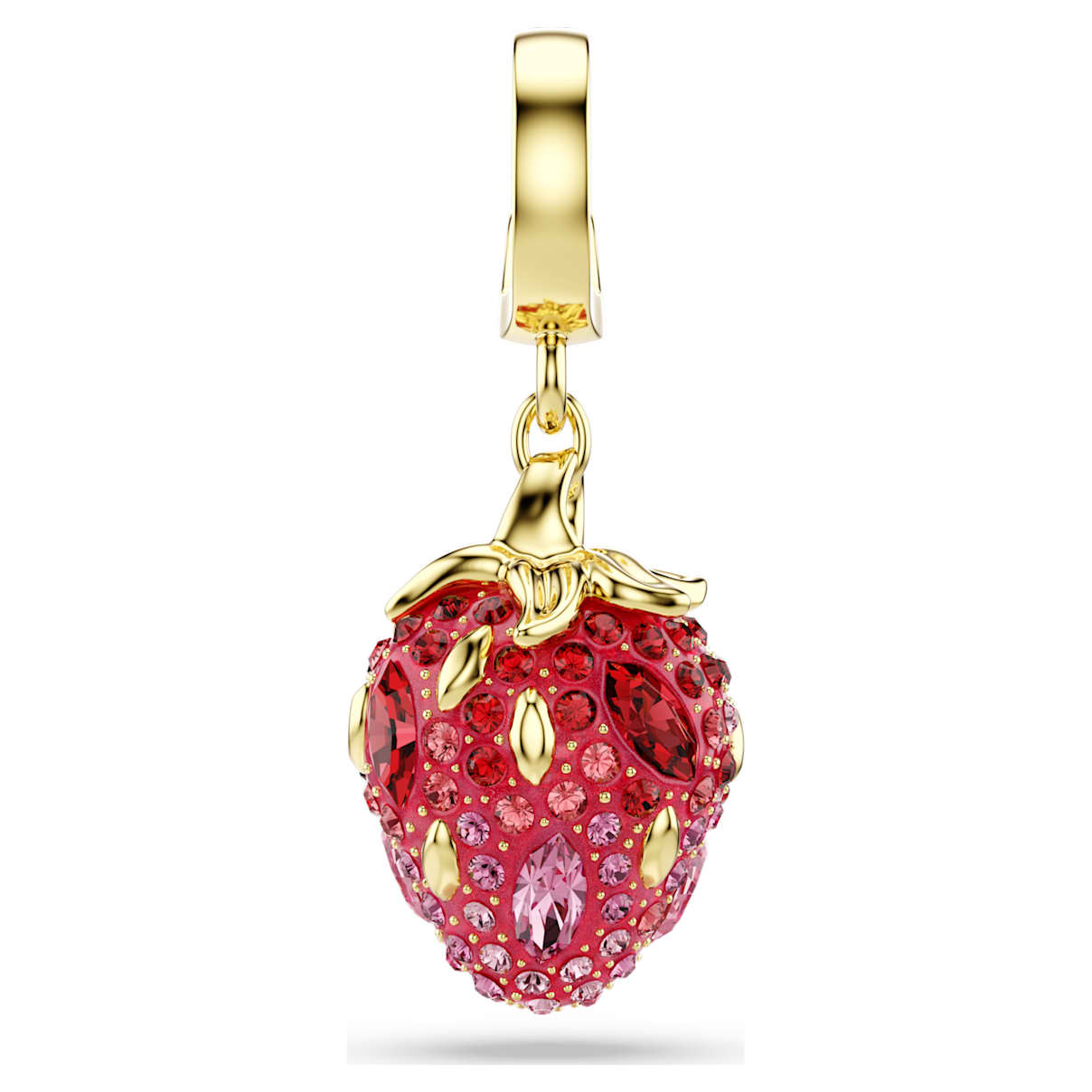 Idyllia Charm, Verschiedene Schliffe, Erdbeere, Rot, Goldlegierungsschicht Unisex OS
