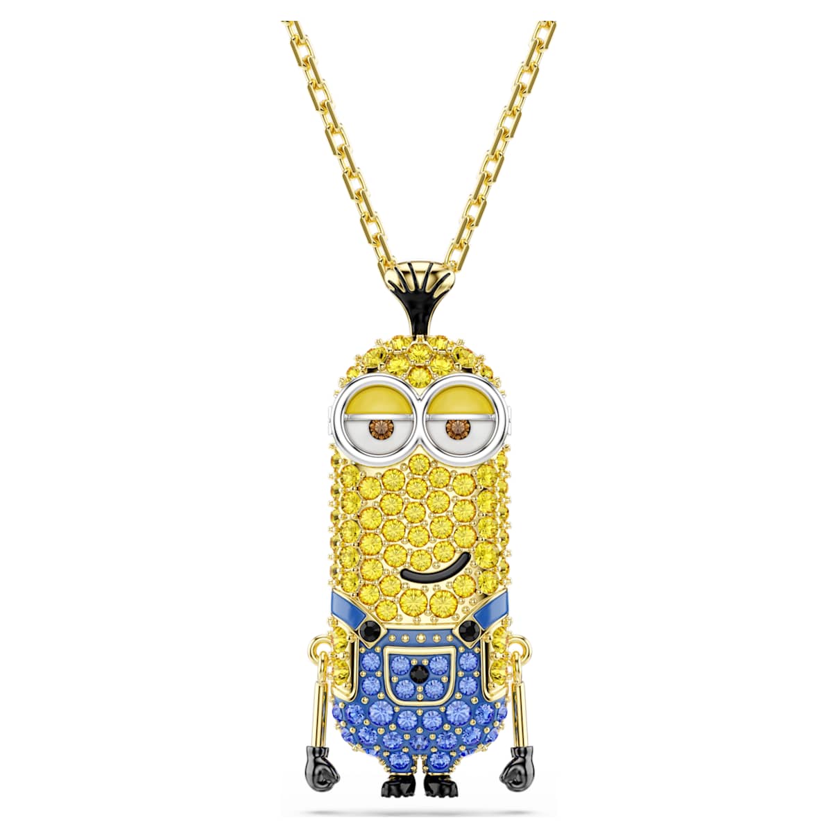 Pendente Minions Kevin, Pavé, Multicolore, Placcato color oro OS