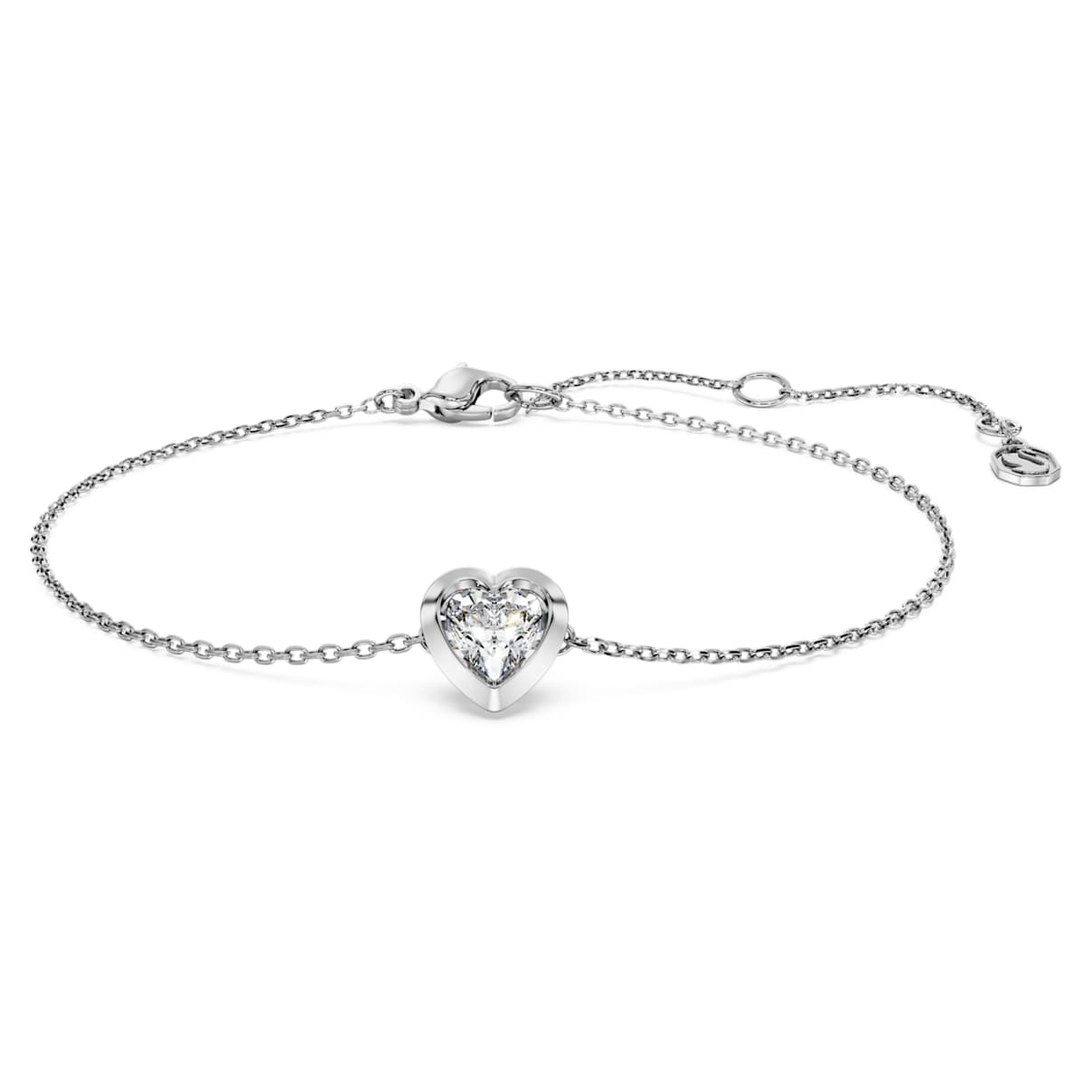 Eternity Armband, Im Labor gezÃ¼chtete Diamanten 0,5 ct tw, Herzform, Sterlingsilber Unisex OS