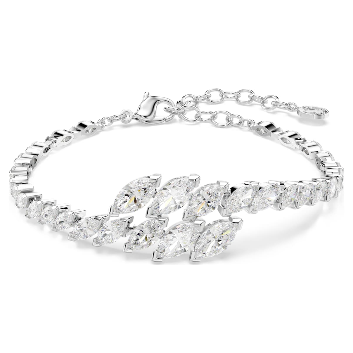 Swarovski Mesmera Bracelet  Marquise Cut  White  Rhodium Plated