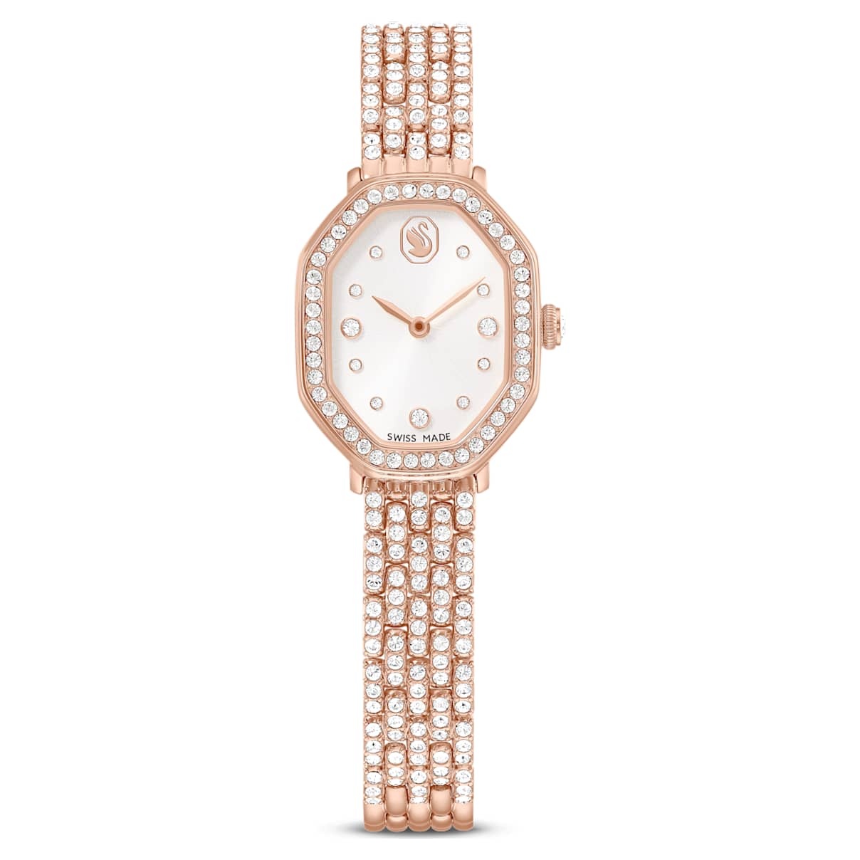 Orologio Dextera octagon, Fabbricato in Svizzera, Bracciale di metallo, Tono oro rosa, Finitura in tono oro rosa OS