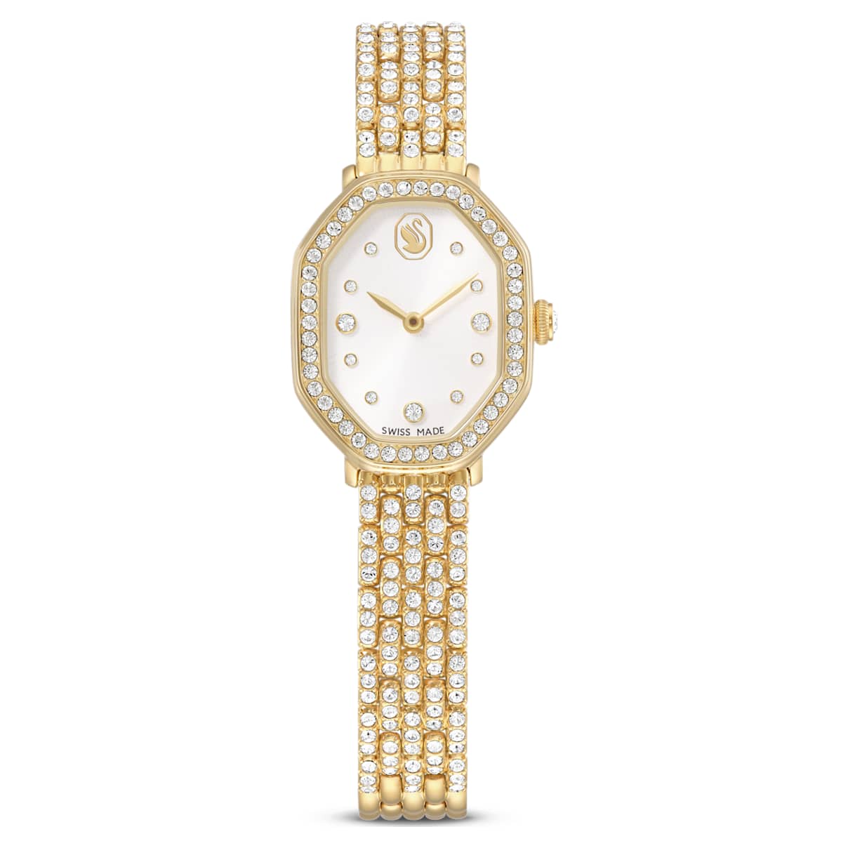 Orologio Dextera octagon, Fabbricato in Svizzera, Bracciale di metallo, Tono dorato, Finitura in tono dorato OS