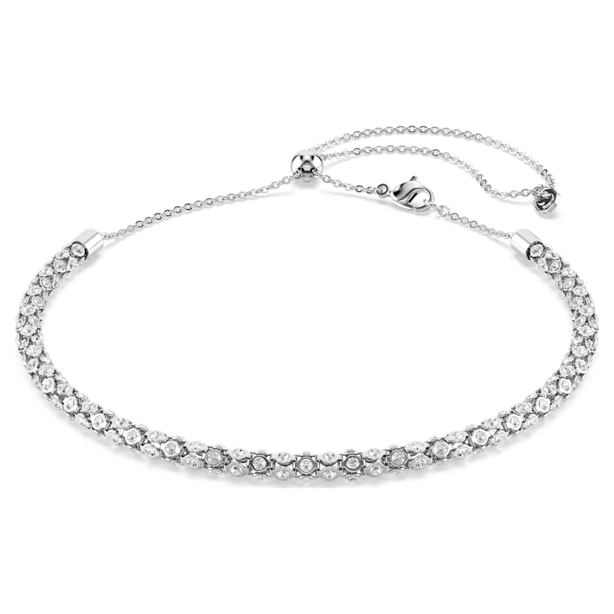 Collier Dextera, Taille ronde, Blanc, Acier inoxydable