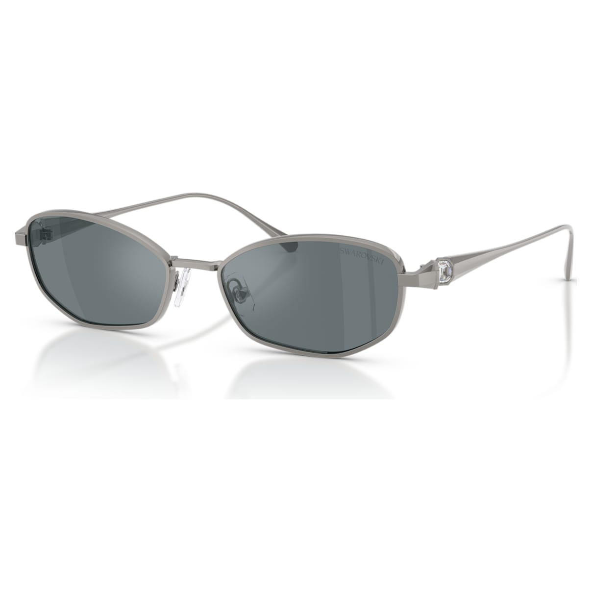 Gafas de sol, Talla cojín, SK7042, Tono plateado