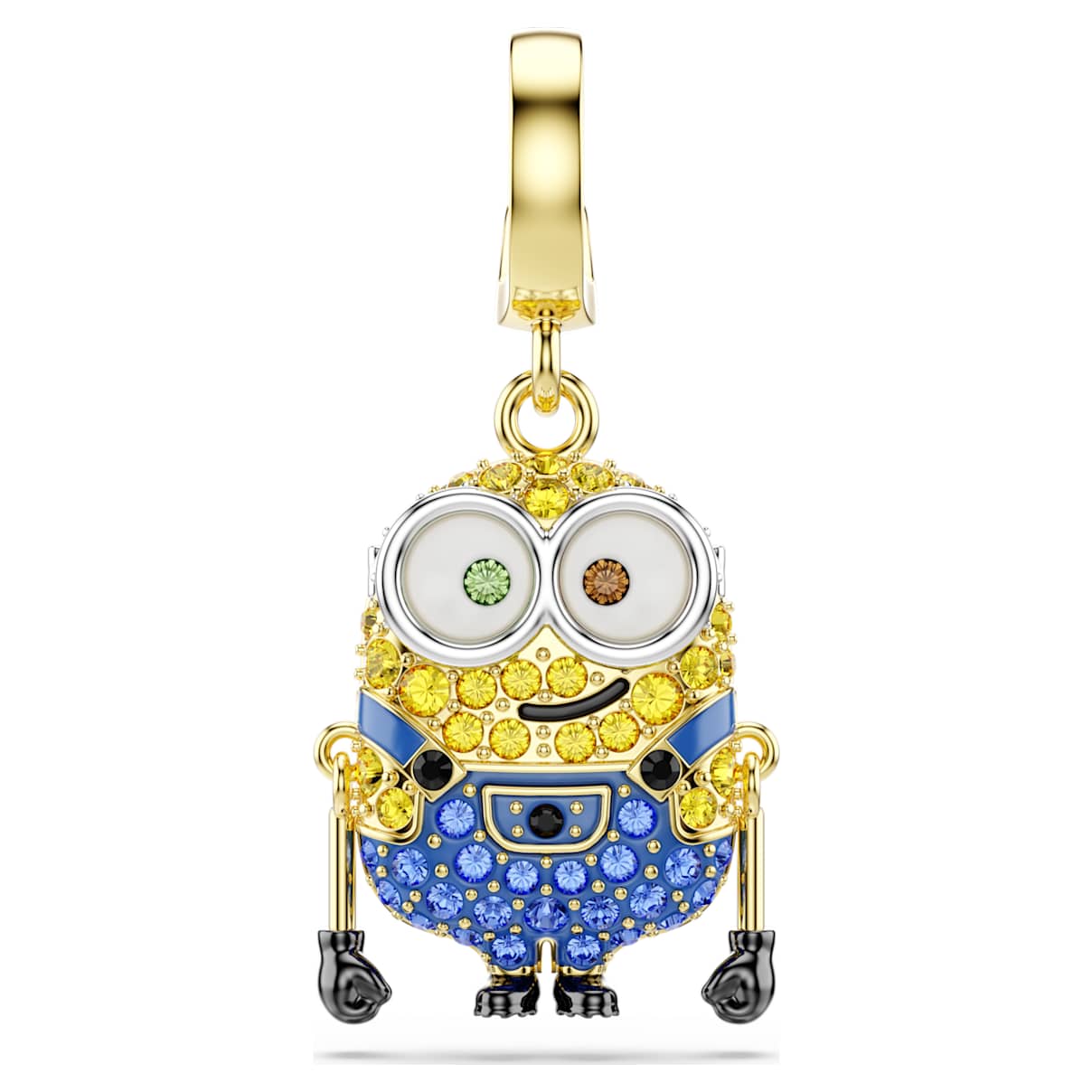 Charm Minions Bob, Pavé, Multicolore, Placcato color oro OS