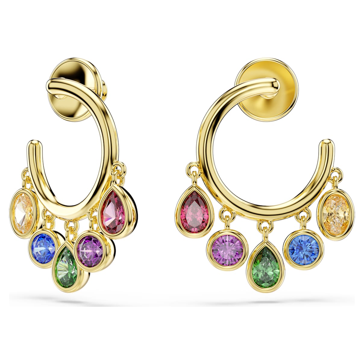 Swarovski Imber Hoop Earrings In Multicolored