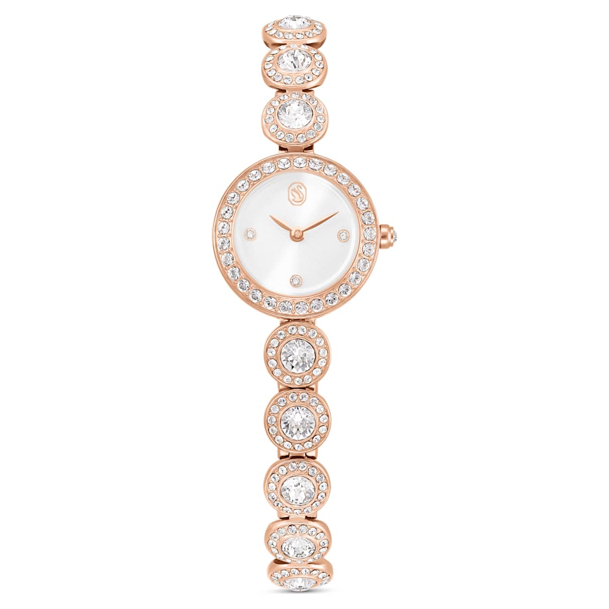 Orologio Una Angelic, Bracciale in cristallo, Tono oro rosa, Finitura in tono oro rosa OS