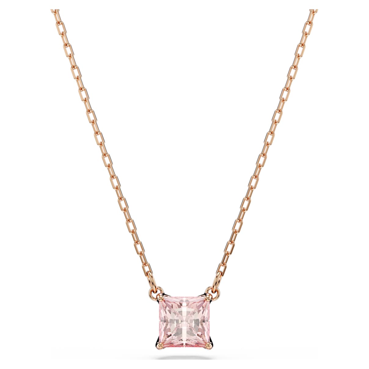 Stilla AnhÃ¤nger, Kissenschliff, Rosa, 18K rosÃ©goldbeschichtet Unisex OS
