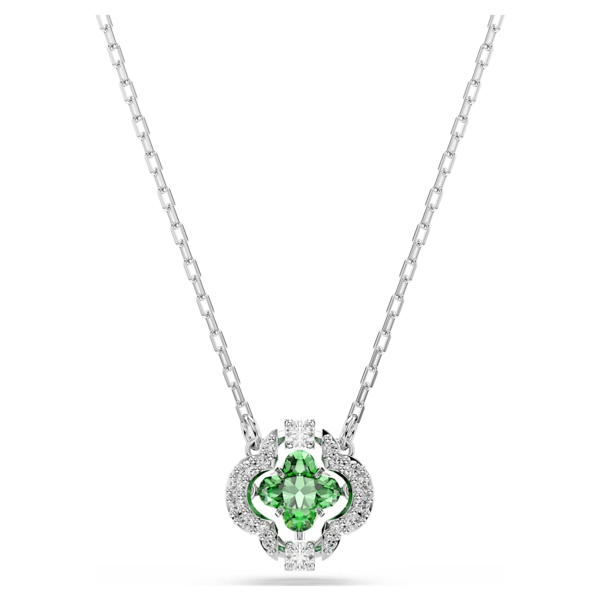 Una Angelic AnhÃ¤nger, Verschiedene Schliffe, GrÃ¼n, Rhodiniert Unisex OS