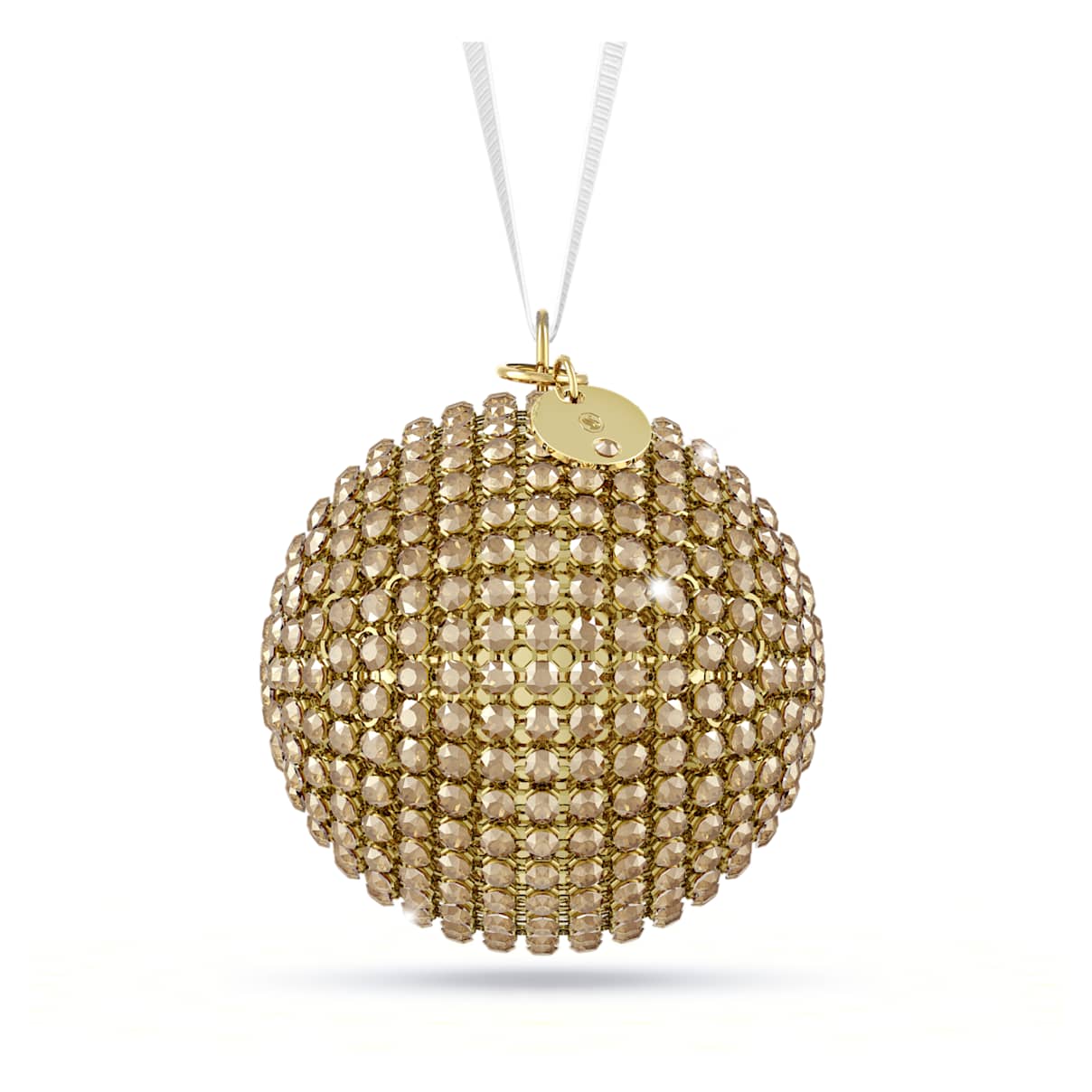 Holiday Magic Classics Decorazione Pallina in Crystal Mesh, Tonalità oro