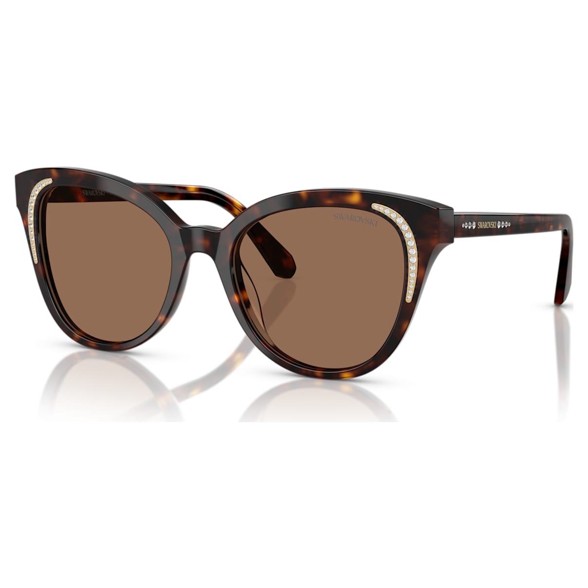 Sonnenbrille, Schmetterlingsform, SK6031, Braun Unisex OS