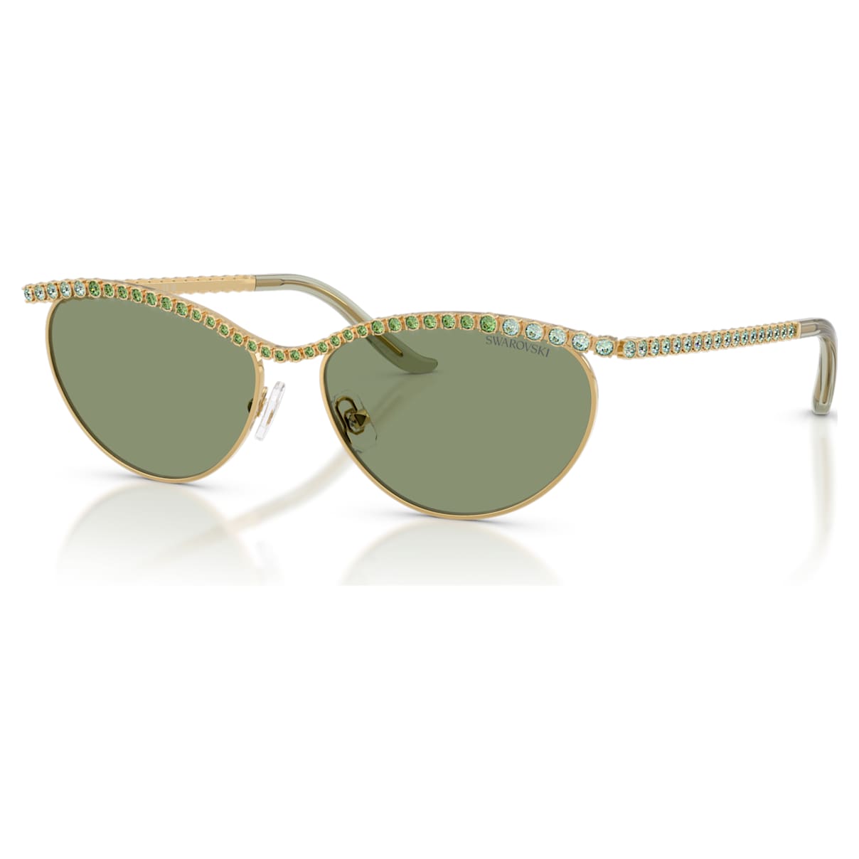 Swarovski Gafas de sol Forma de ojo de gato SK7046 Verdes
