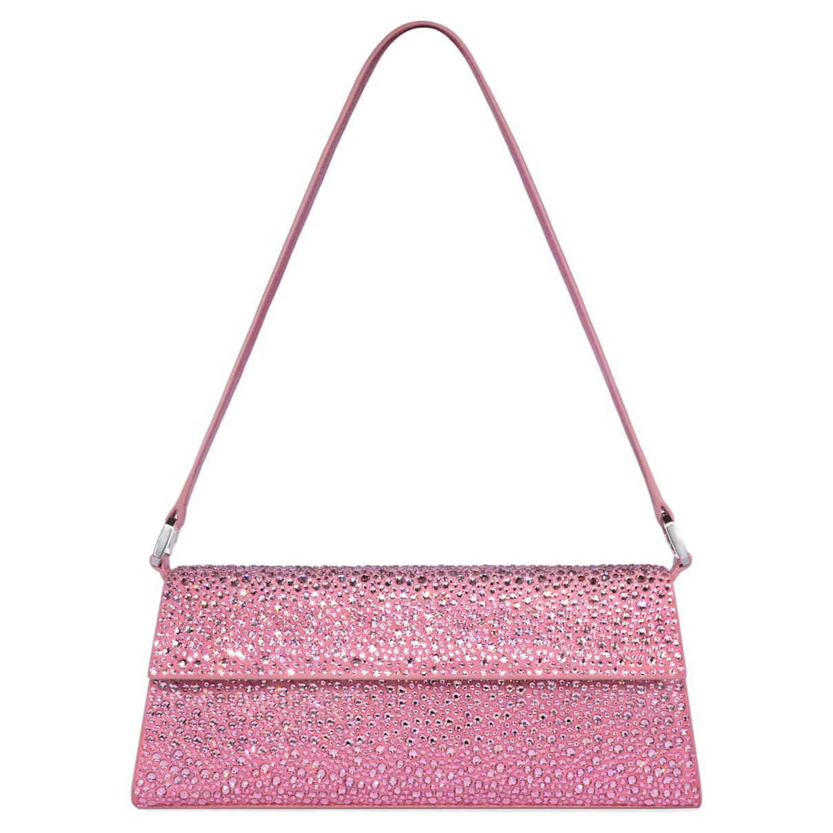 Swarovski Bolso Sublima, Cristales, Cuero, Rosa