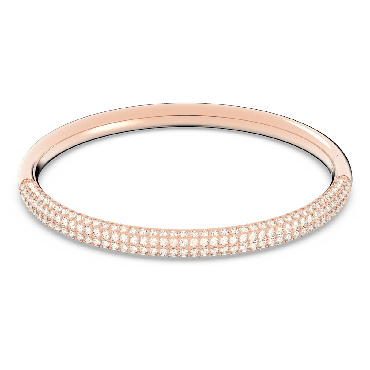 

Swarovski Stone 手镯, 白色, 镀玫瑰金色调