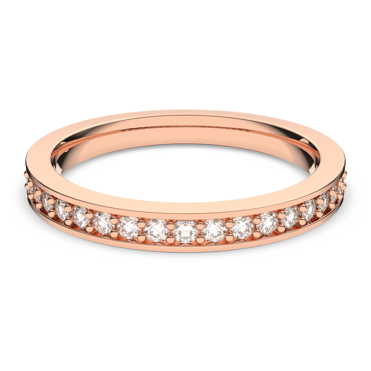 

Swarovski Rare 戒指, 白色, 镀玫瑰金色调
