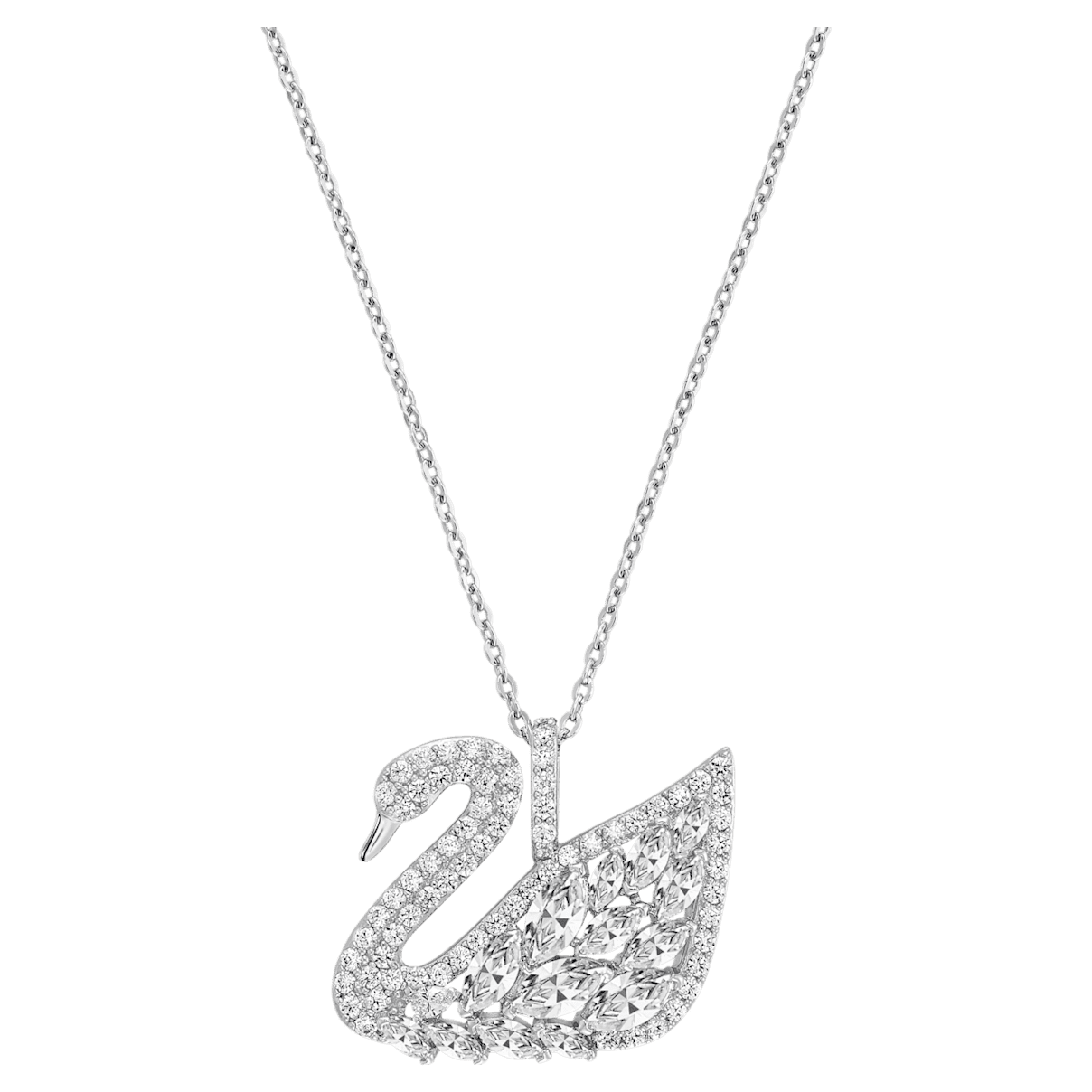 

Swarovski Swan Lake 펜던트, 스완, 화이트, 로듐 플래팅