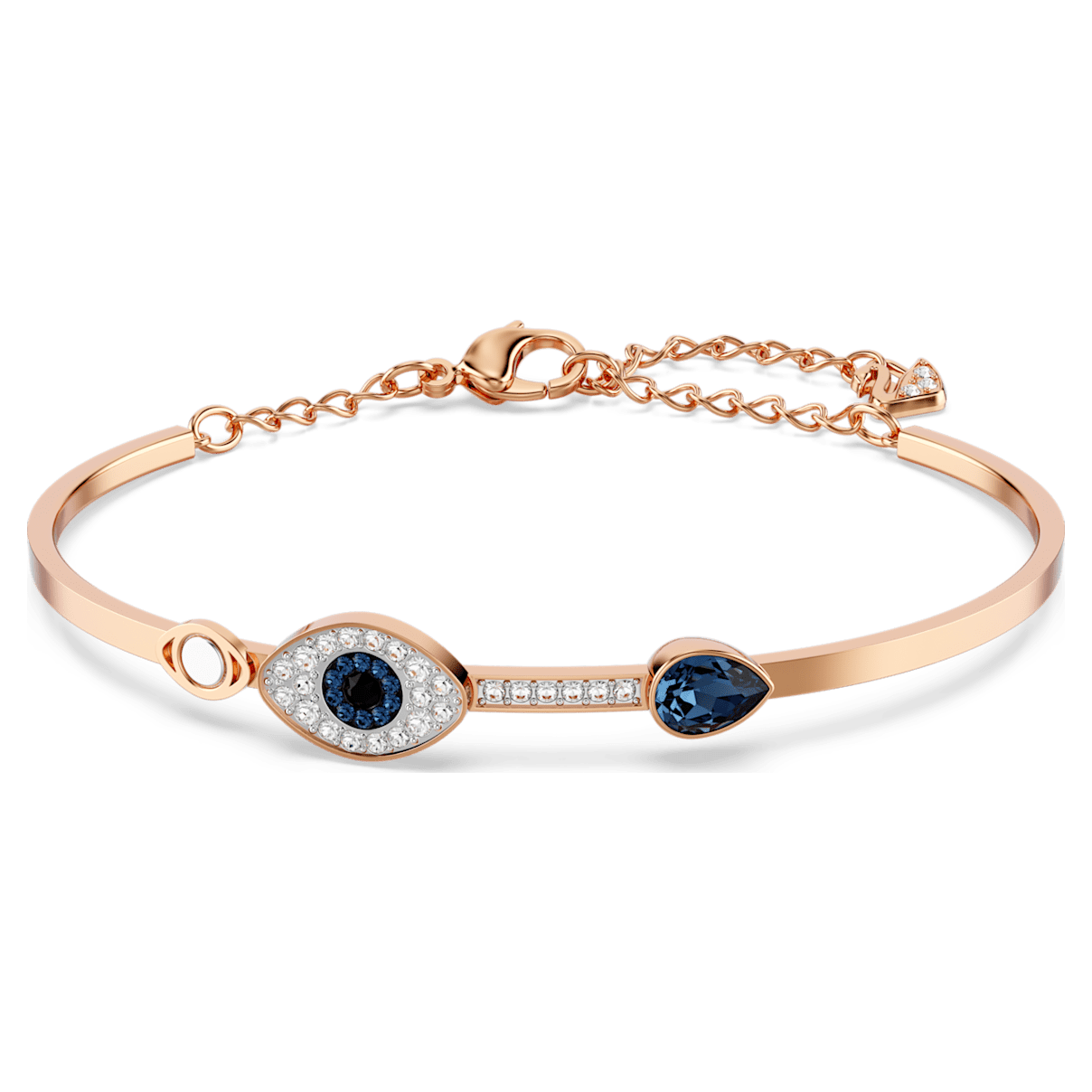 

Swarovski Symbolic 手镯, Evil eye, 蓝色, 混合金属润饰