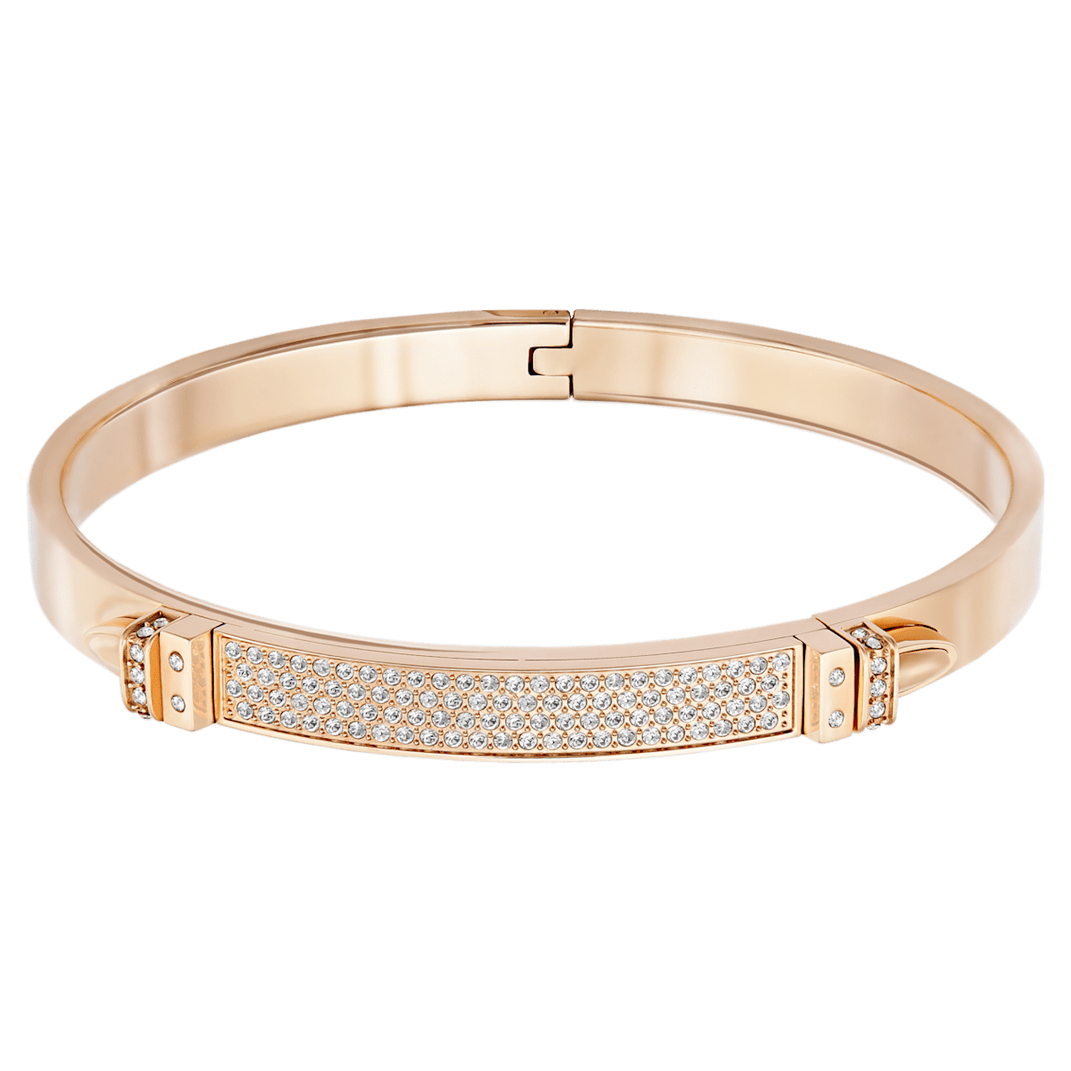 

Swarovski Distinct 手镯, 白色, 镀玫瑰金色调
