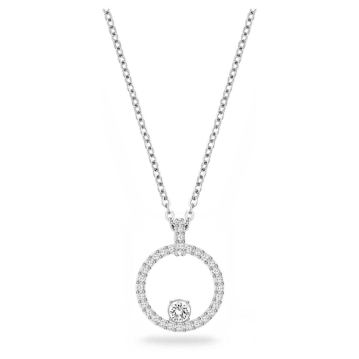 

Swarovski Creativity 链坠, 白色, 镀铑