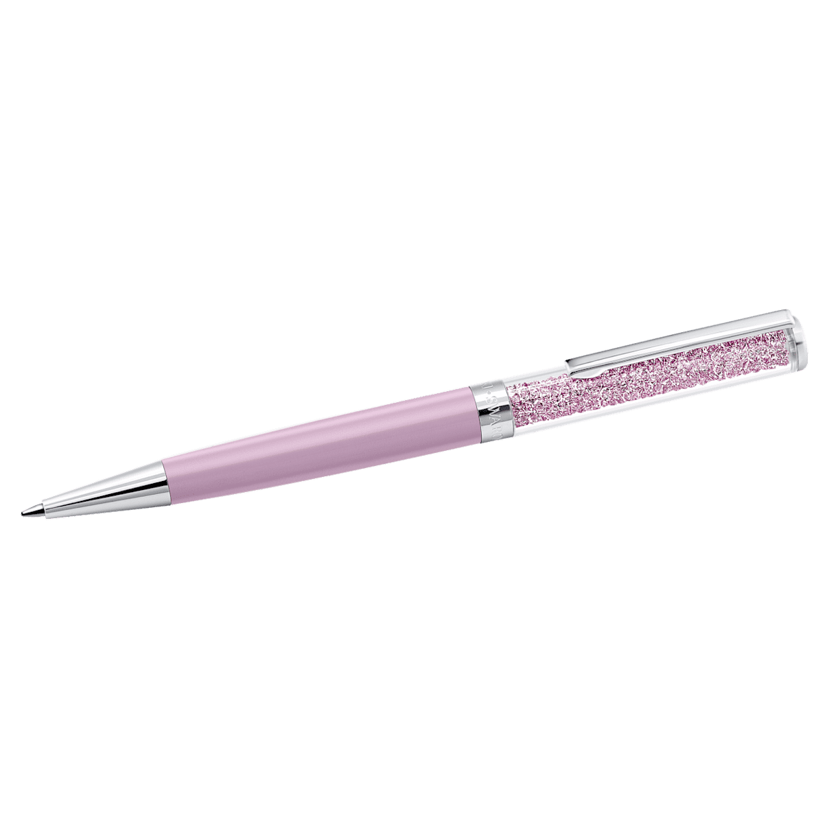 

Swarovski Crystalline 圆珠笔, 紫色, 紫色漆面，镀铬