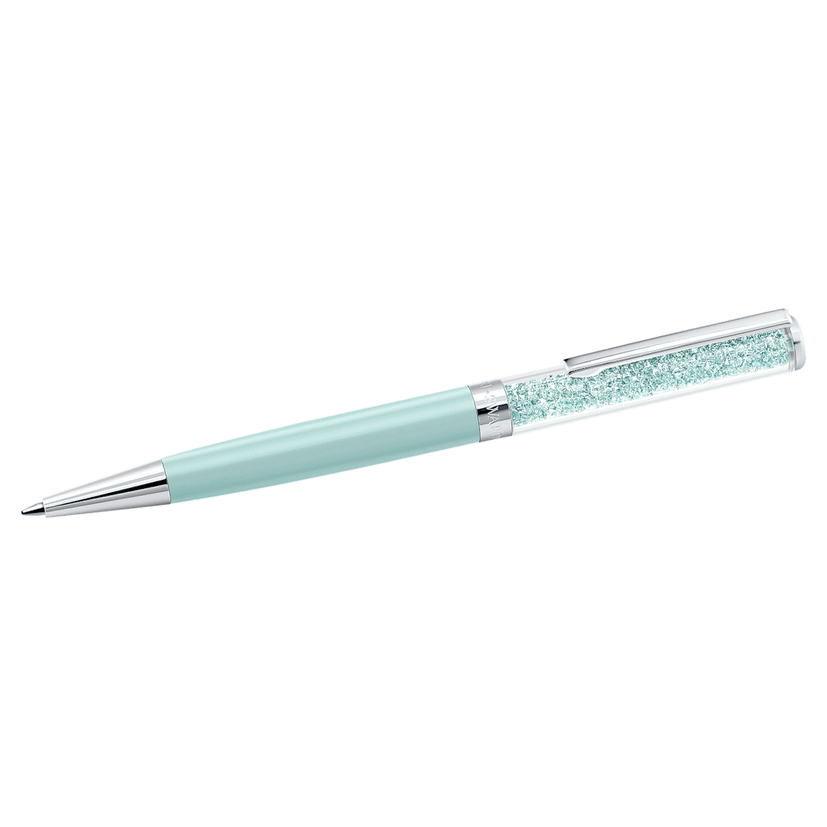 

Swarovski Crystalline 圆珠笔, 绿色, 绿色漆面，镀铬