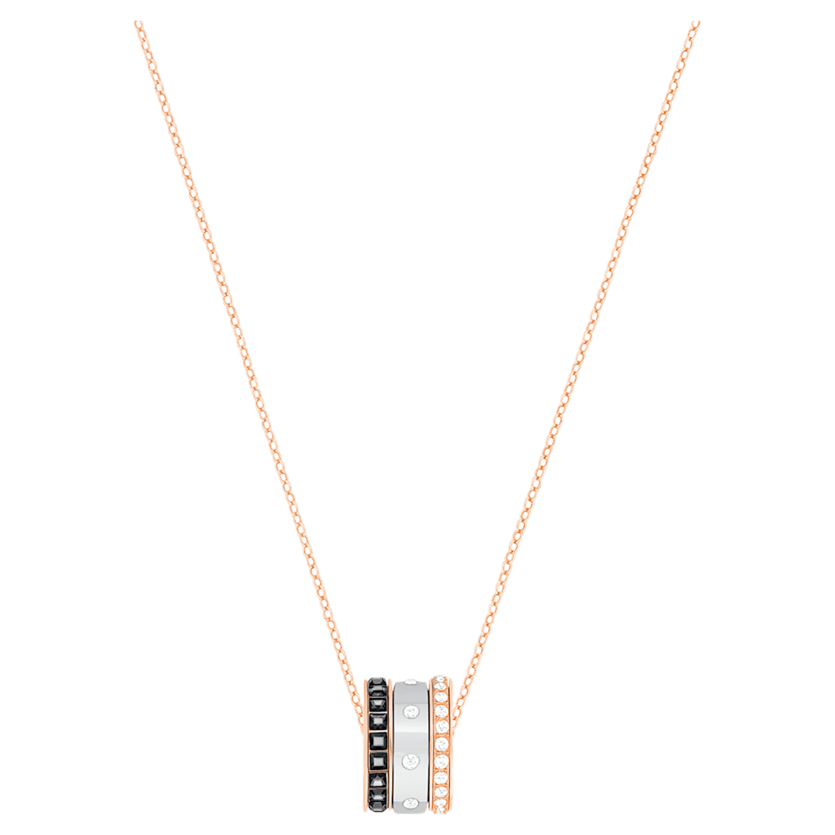 

Swarovski Hint pendant, Black, Mixed metal finish