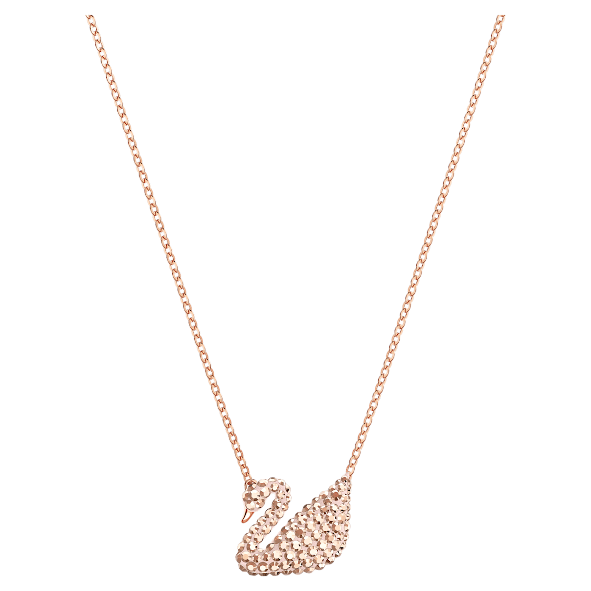 

Swarovski Iconic Swan 链坠, 天鹅, 玫瑰金色调, 镀玫瑰金色调