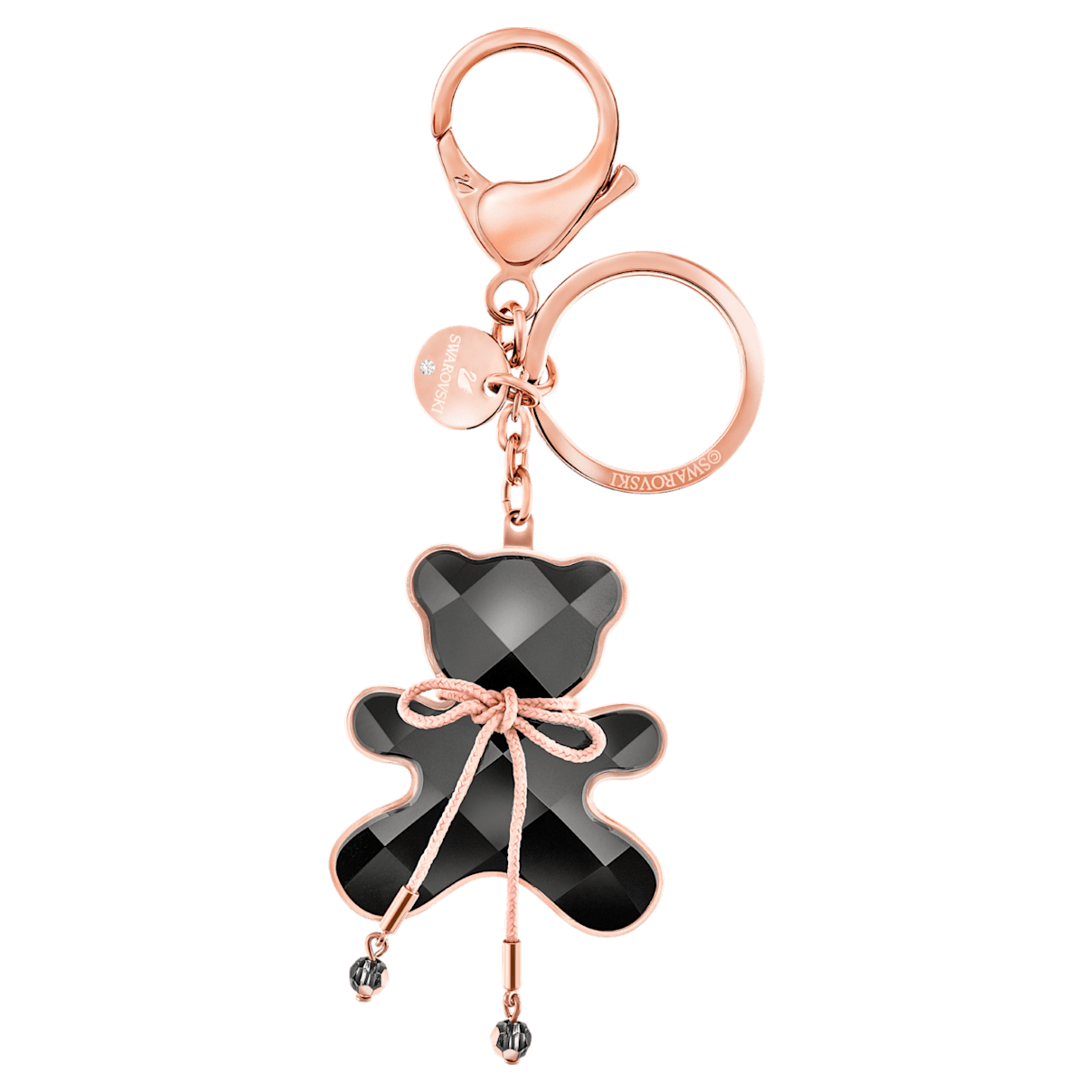 

Swarovski Archibald 백 참, 곰, 블랙, 로즈 골드 톤 피니시