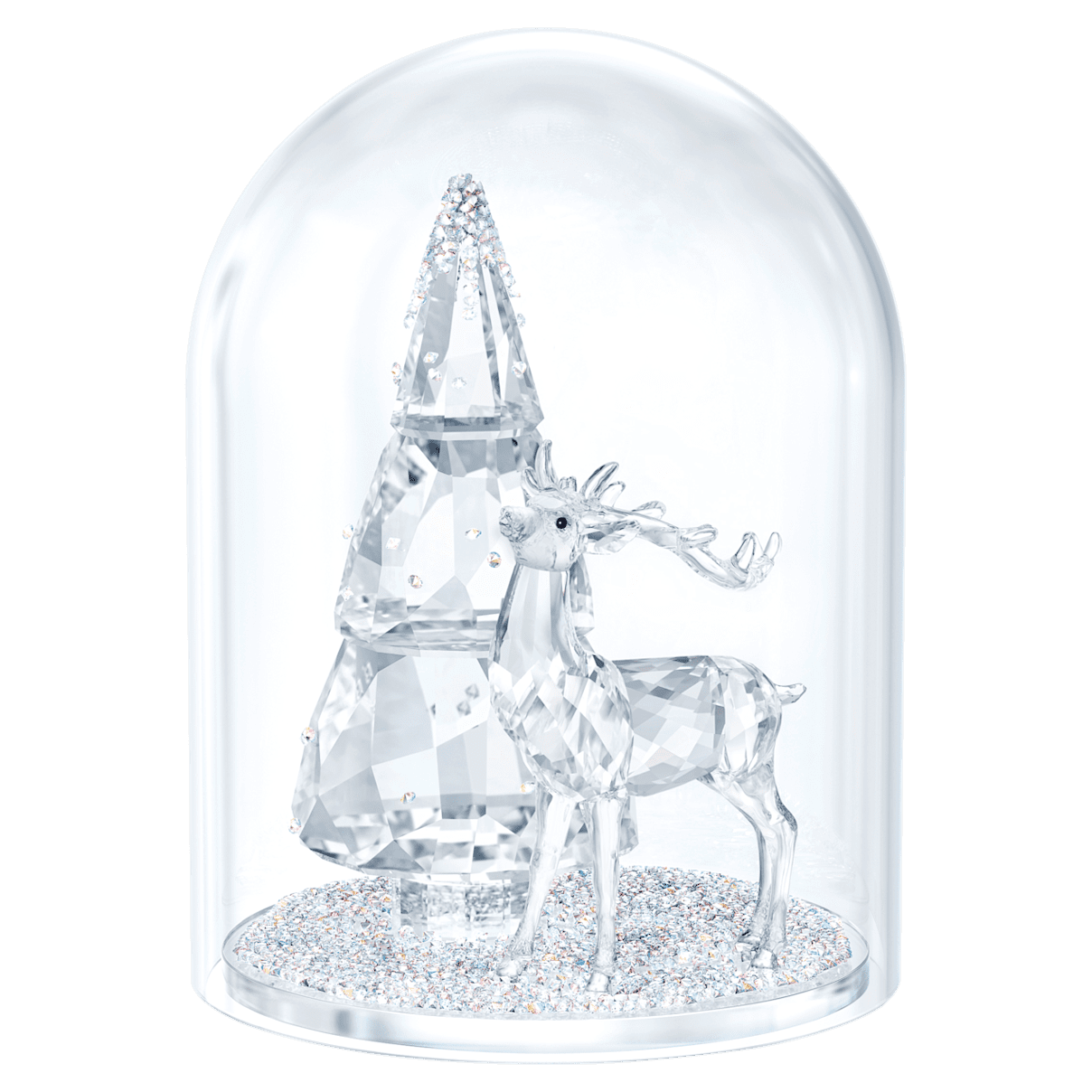 

Swarovski Bell Jar - Pine Tree & Stag